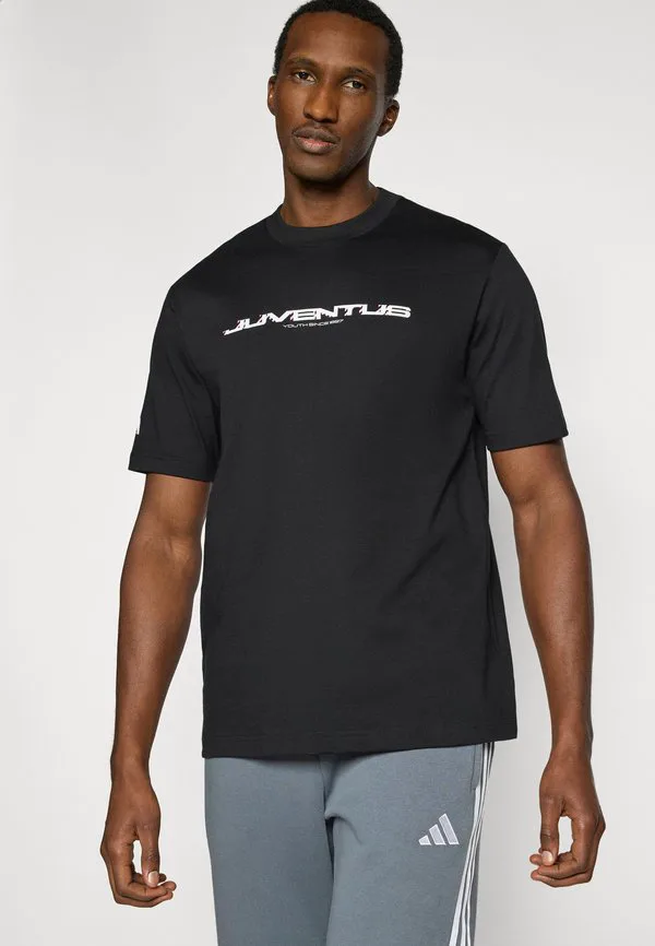 Футболка с сезонным принтом футбольного клуба «ювентус» Adidas Performance, Black — фото 4
