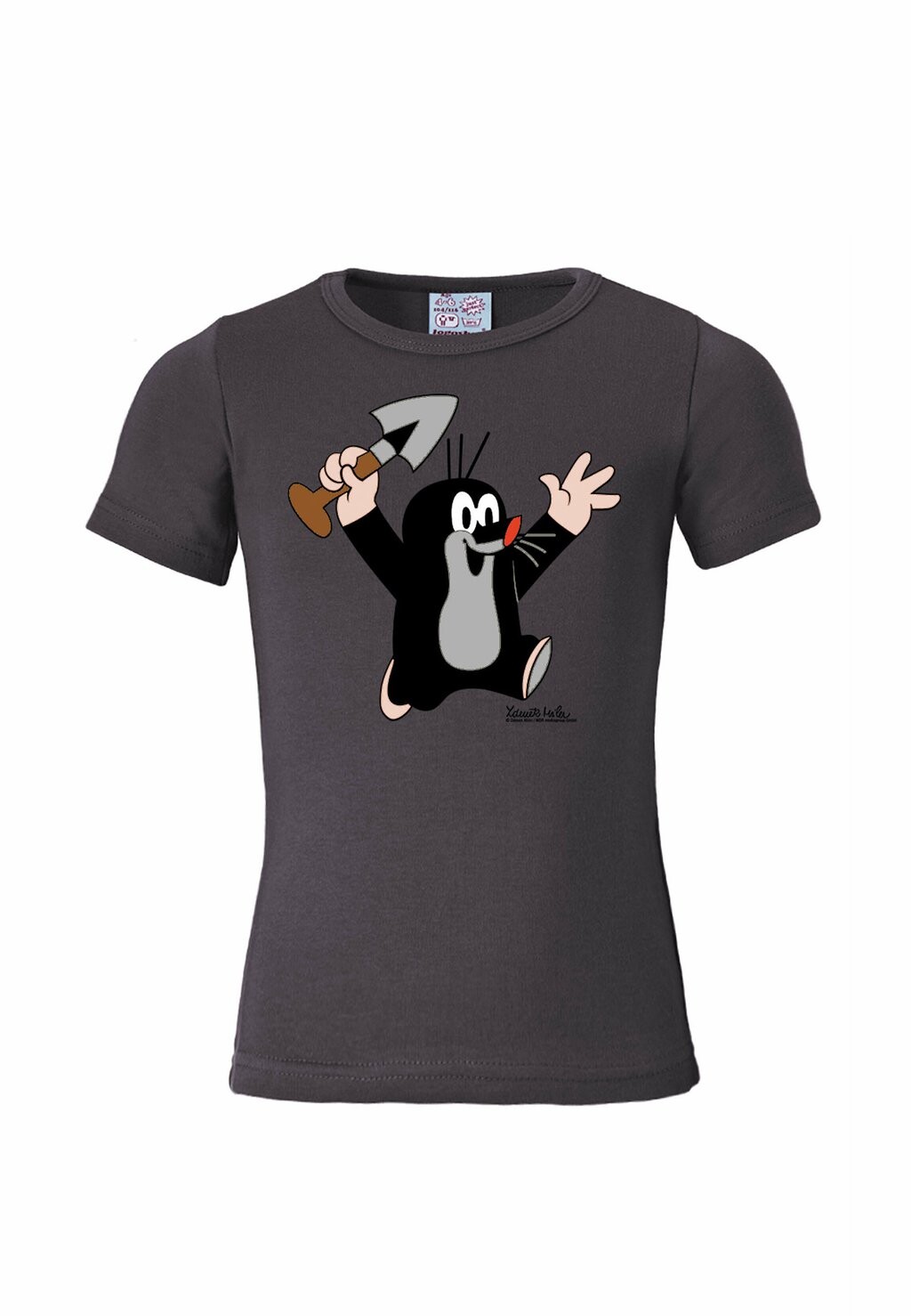 Футболка с принтом DER KLEINE MAULWURF LOGOSHIRT, серый — фото 2