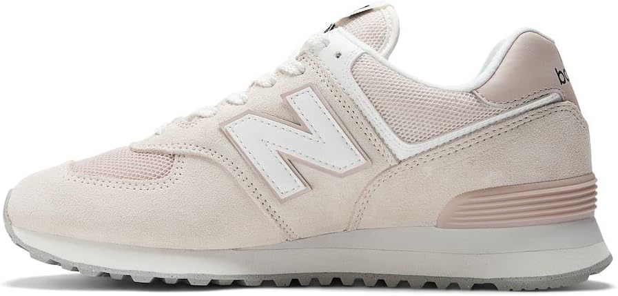 New Balance Мужские кроссовки 574 Vulc, Pink/White — фото 2