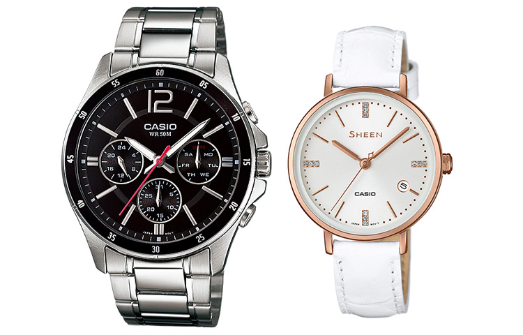 

CASIO Часы Unisex Pair Table Series White Watch