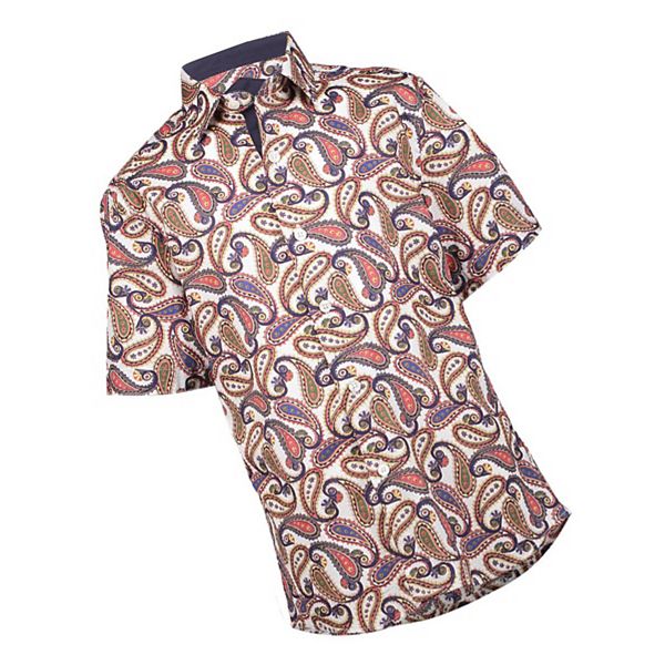 Мальчиковая рубашка slim fit royal paisley Elie Balleh — фото 2