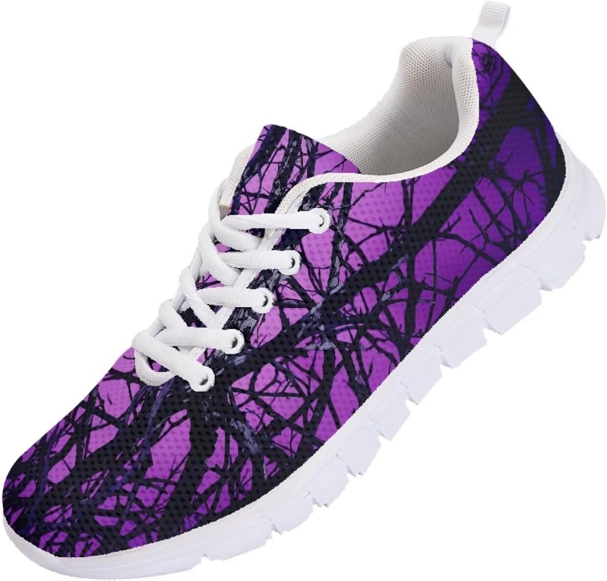 

Мужские кроссовки Forchrinse для бега с шнуровкой, легкие спортивные теннисные кроссовки для ходьбы, фиолетовый