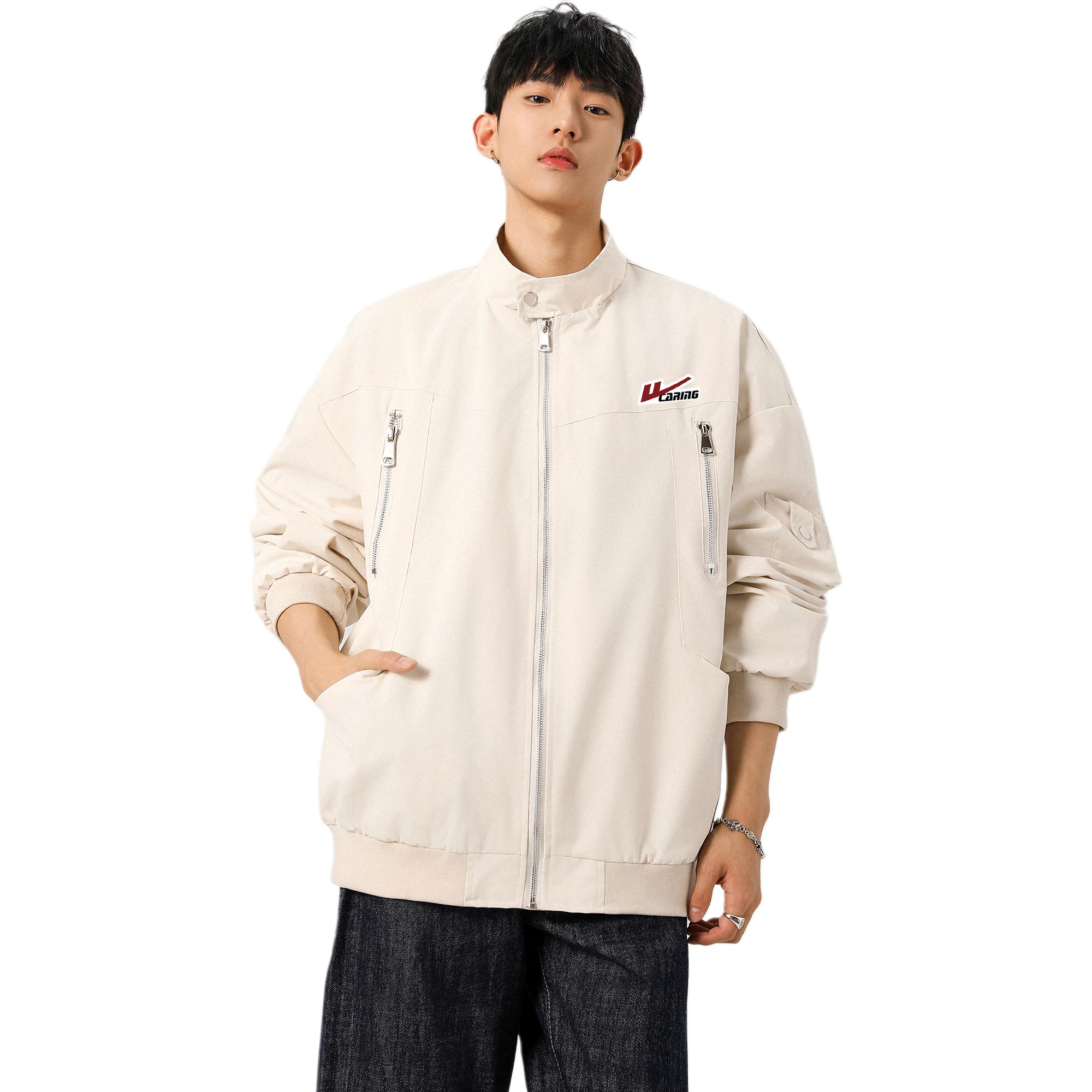 

Куртки унисекс с лацканами умеренного кроя в стиле пилот WARRIOR, оранжевый diy badge