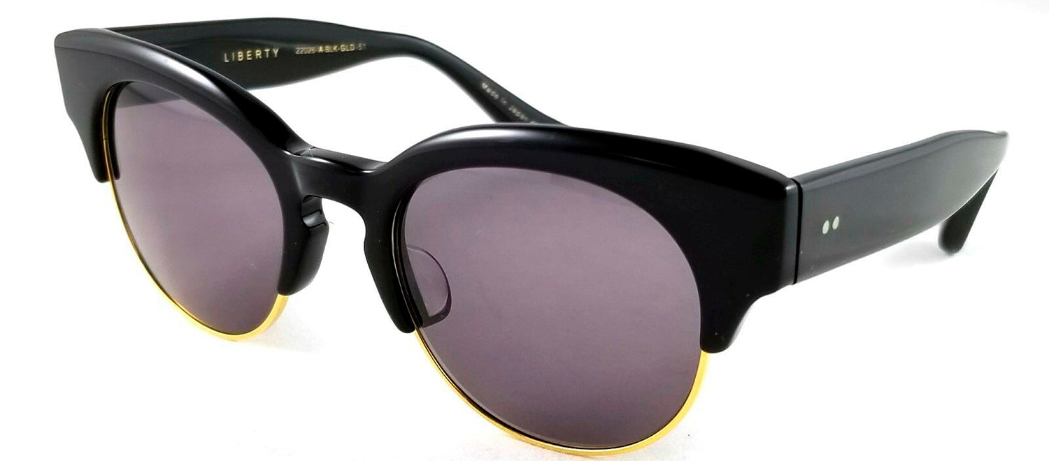 

Круглые солнцезащитные очки Dita LIBERTY BLK 18K GLD Color1, цвет multi
