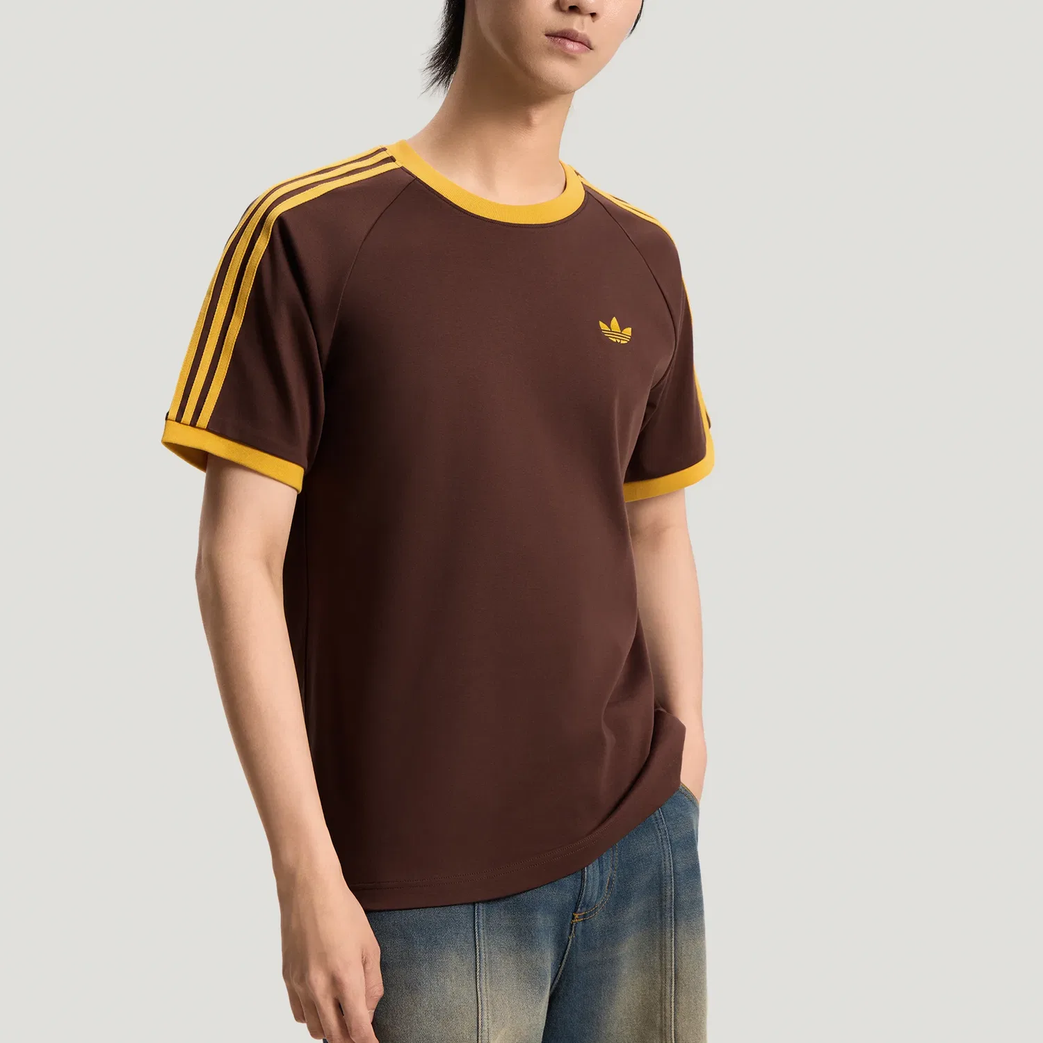 Футболка CALI Adidas Originals красноватая умбра — фото 4
