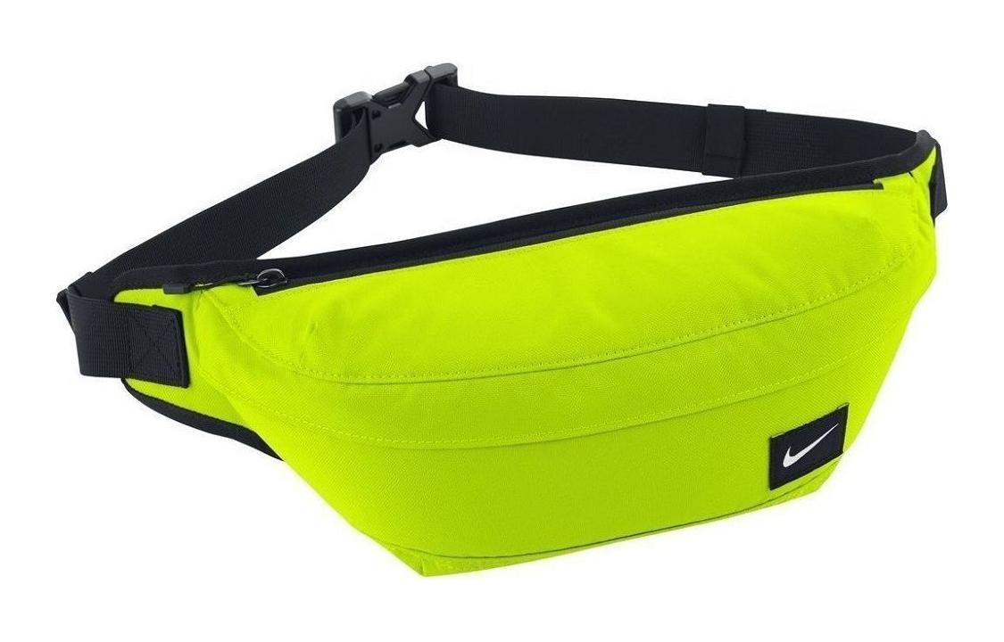 

Nike Сумка-слинг из полиэстера, поясная сумка, обычная, унисекс, неоново-желтая