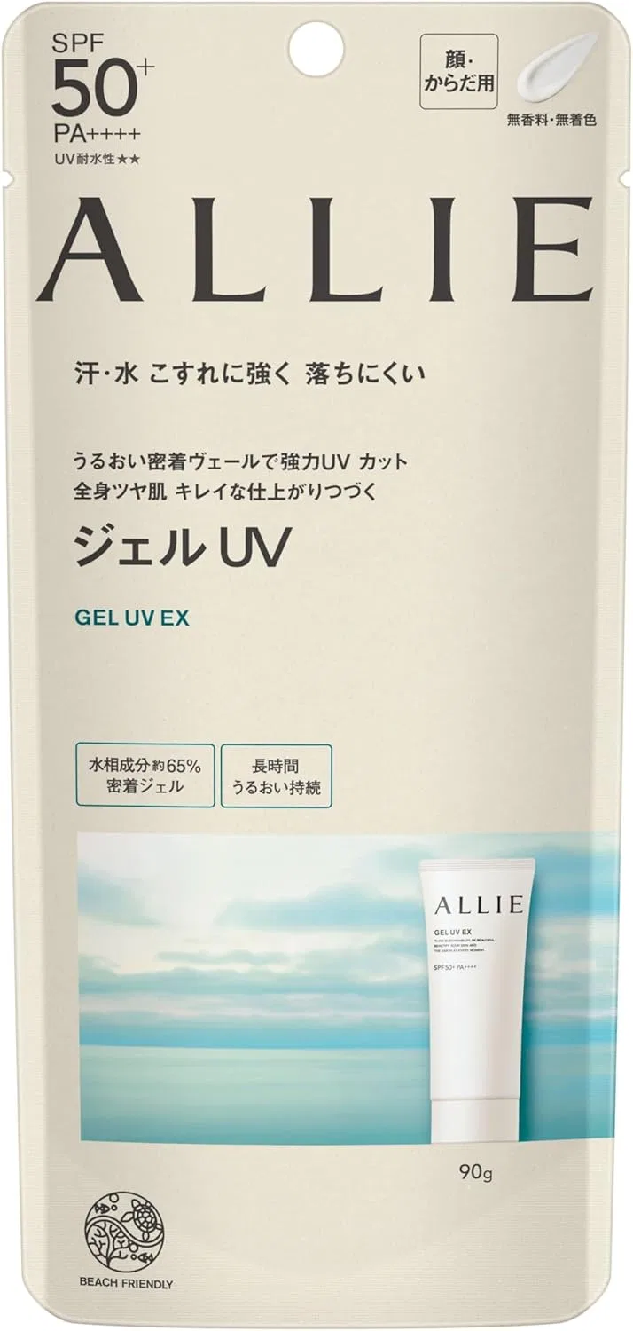 Солнцезащитный гель ALLIE Chrono Beauty Gel UV EX SPF50+/PA++++ 90 г без отдушки