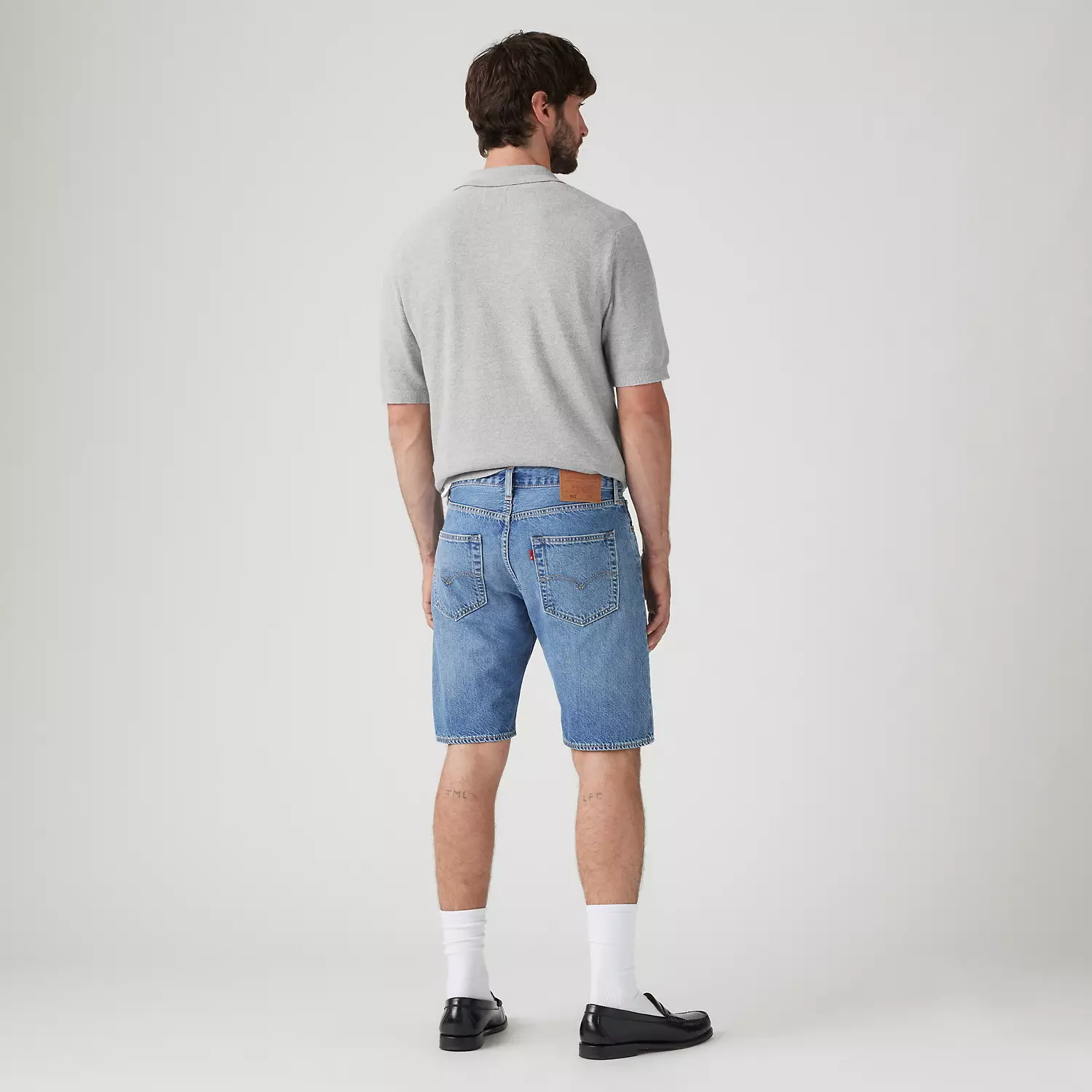 501 Оригинальный крой Легкие 9-дюймовые мужские шорты Levi's, цвет 3Pm In Soma - Medium Wash — фото 3