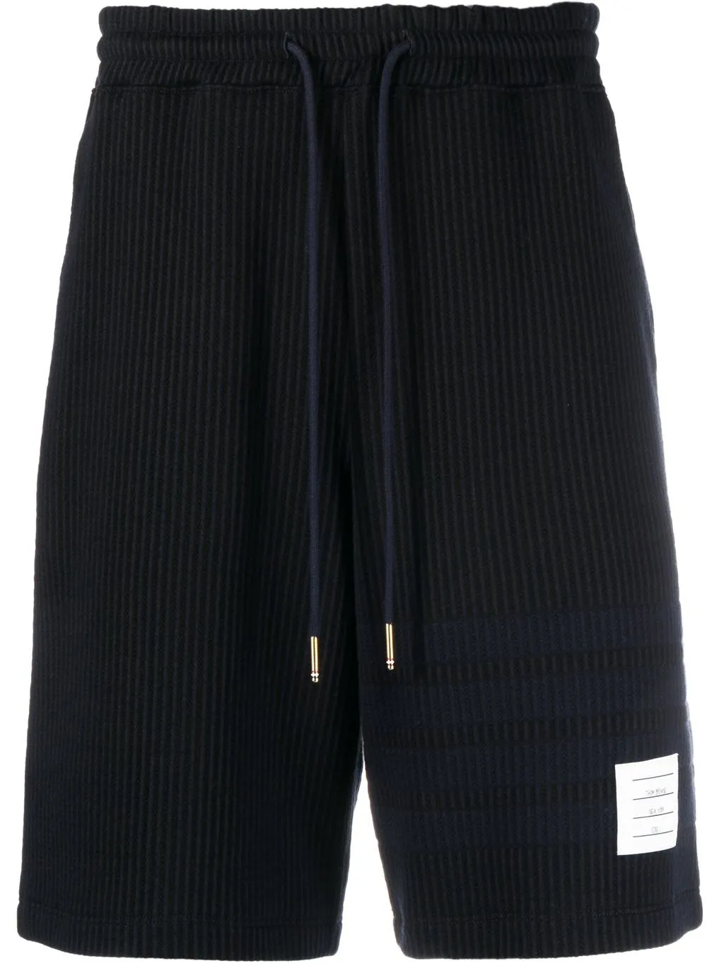 

Спортивные шорты из сирсакера с полосками 4-Bar THOM BROWNE, синий