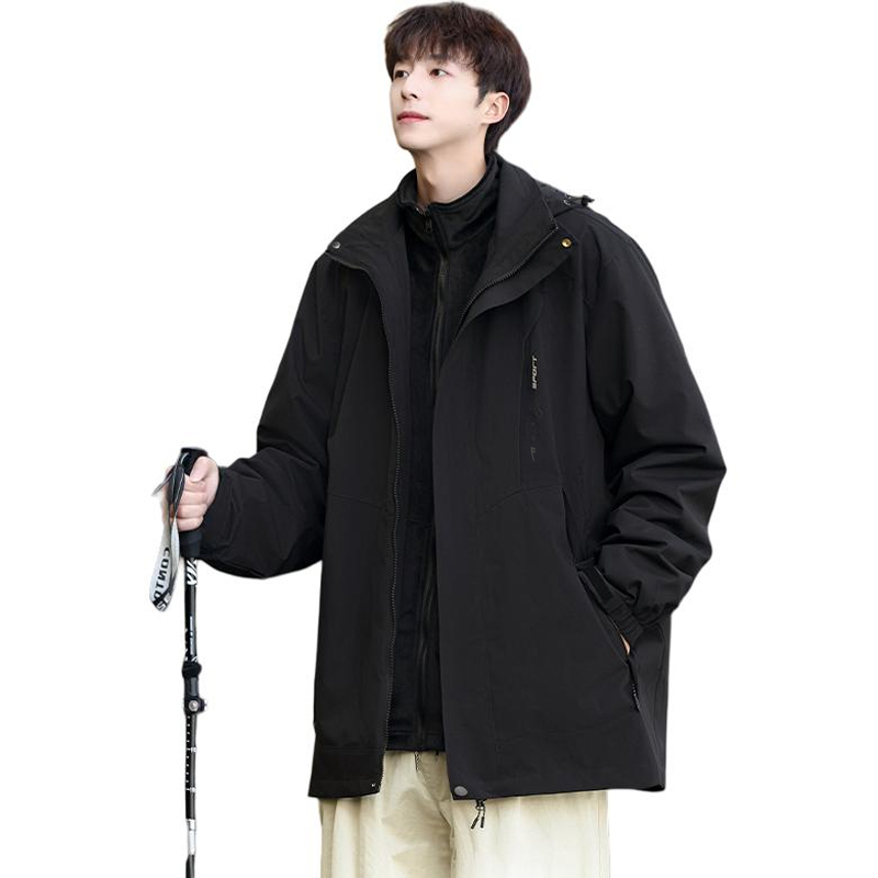 

WARRIOR Ветровка Unisex, 01 Black [3-in-1, fleece liner]