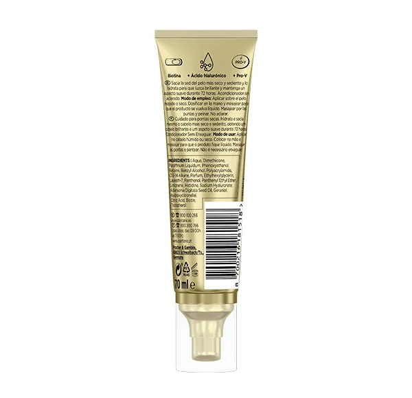 Увлажняющая сыворотка для волос Tratamiento Para Puntas Secas Pantene, 70 ml — фото 2
