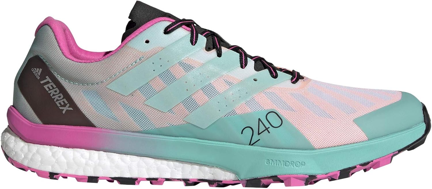 Мужские кроссовки adidas Terrex Speed Ultra Trail, белый/розовый — фото 3