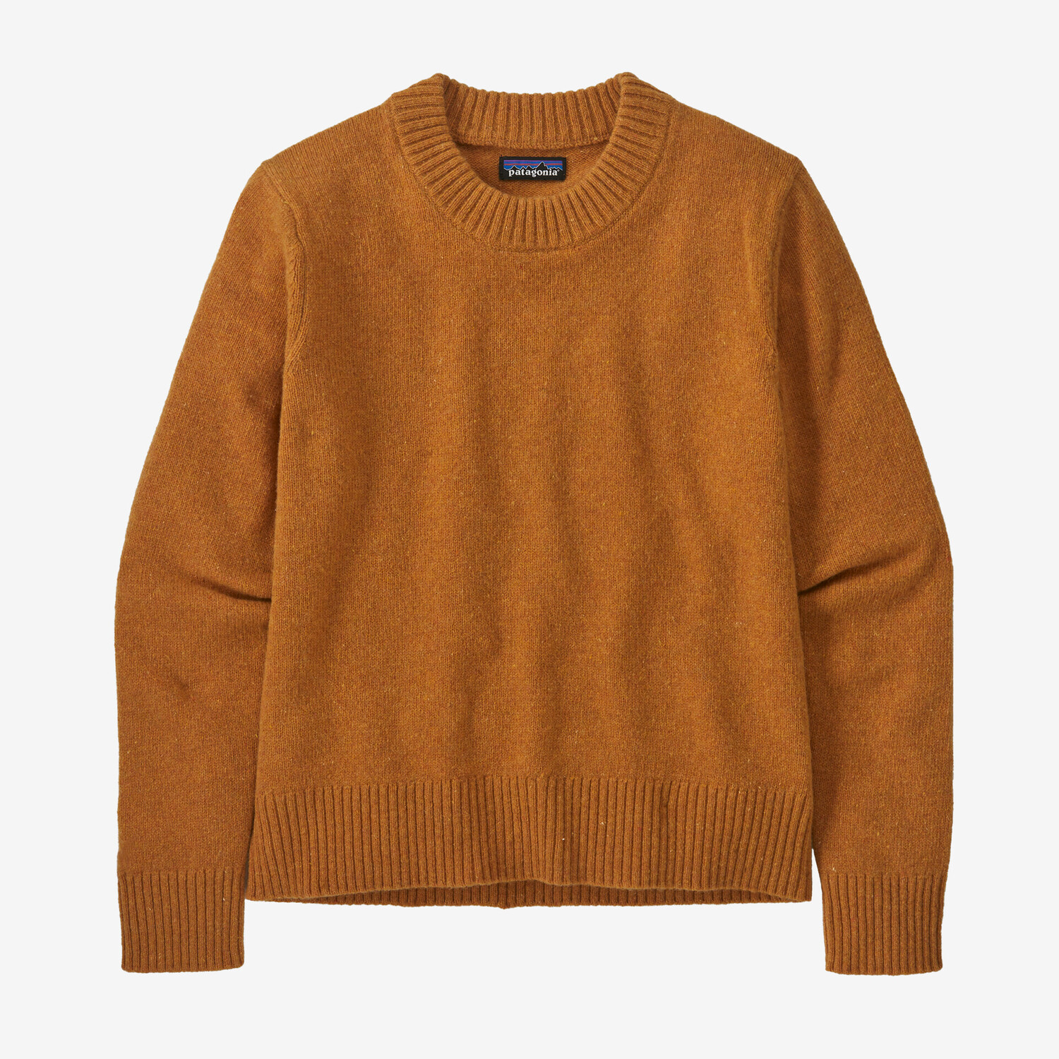 

Женский свитер с круглым вырезом из переработанной шерсти Patagonia, цвет Dried Mango