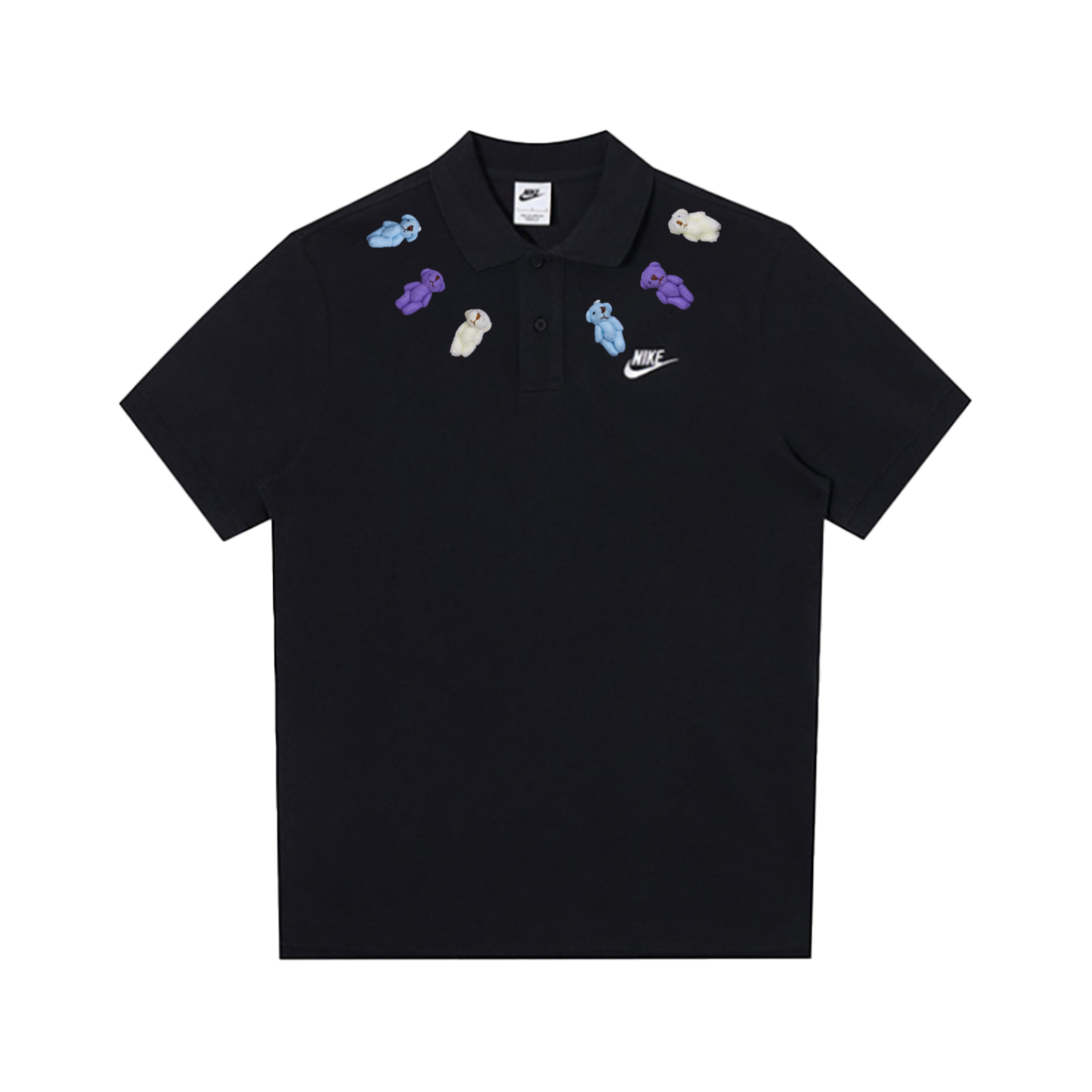 

Nike Спортивная поло мужская black, Черный, Nike Спортивная поло мужская black