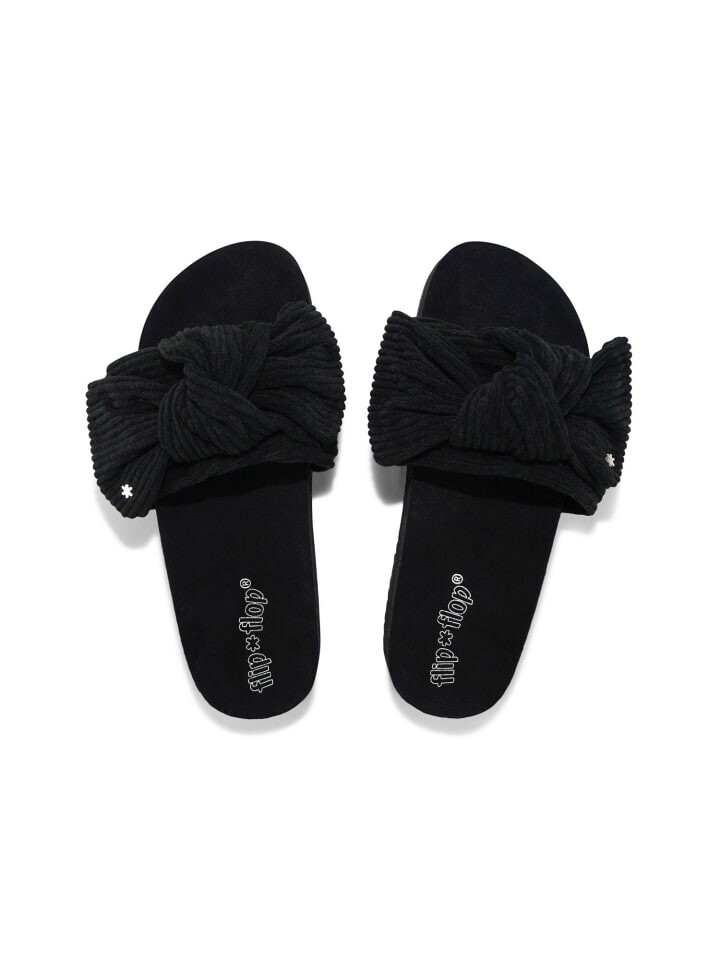 Мюли Flip Flop Sandale pool*slide bow cord, черный