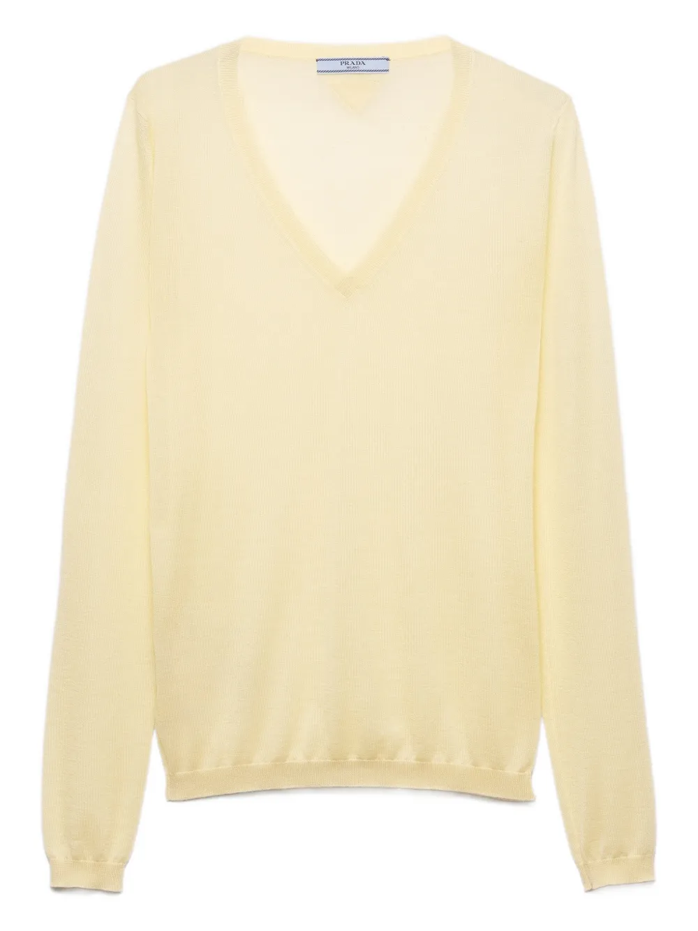 

Свитер с длинными рукавами Prada, желтый