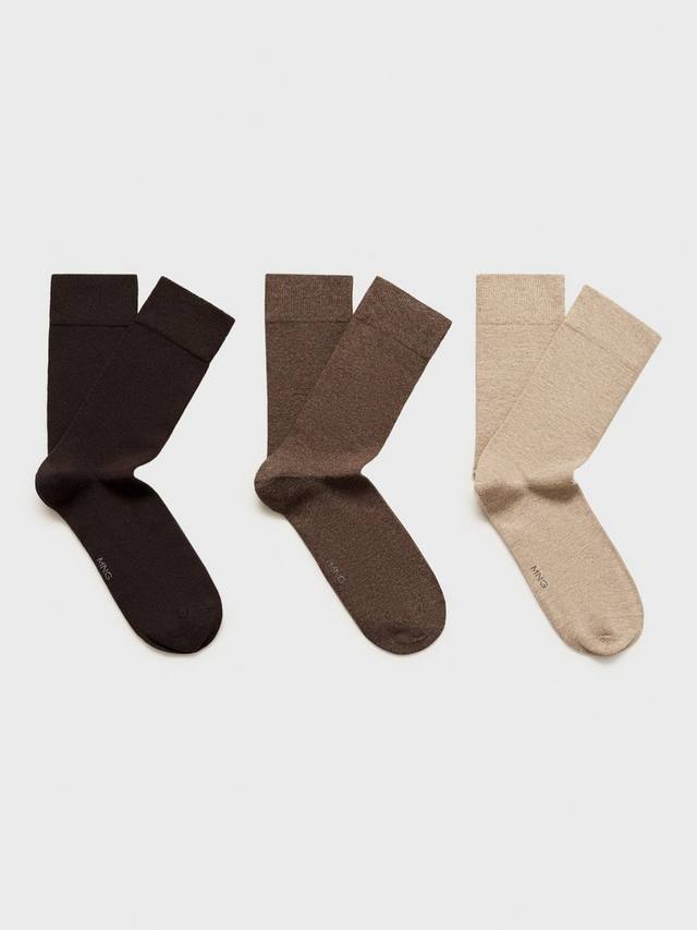 

Носки для экипажа Mango, коричневый