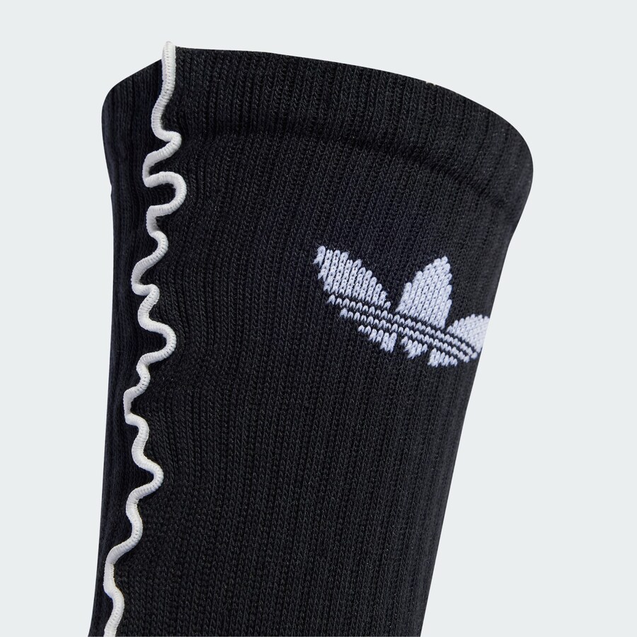 Носки ADIDAS ORIGINALS Ruffle Crew 2 Pairs, Navy/White — фото 3