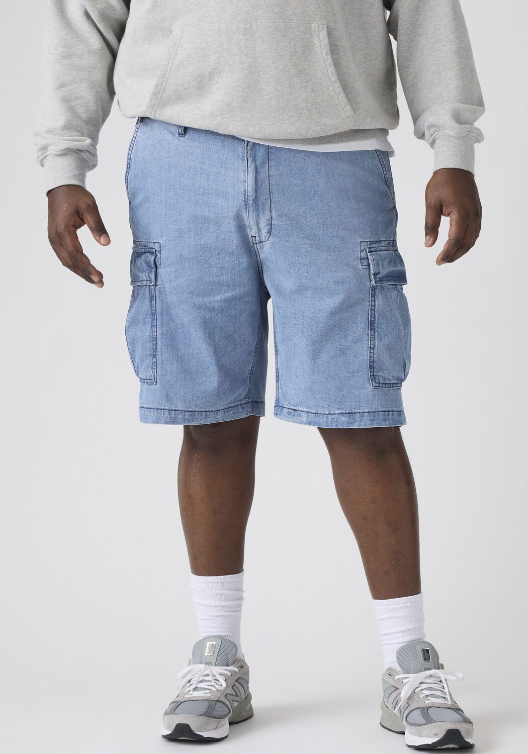Levi's Big & Tall Карго-шорты Regular в светло-голубом цвете — фото 2