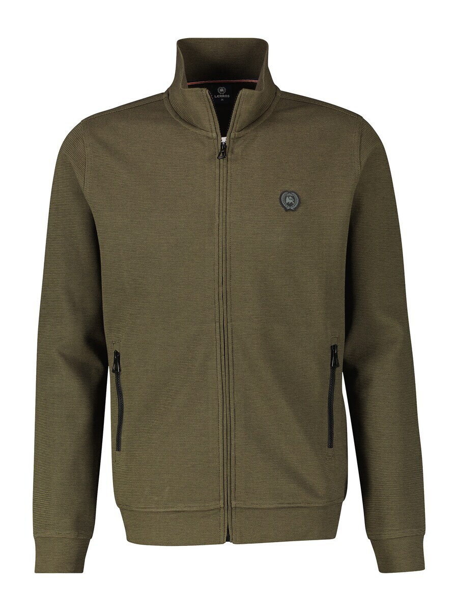 

Куртка на молнии LERROS Zip-Up Hoodie, оливковый
