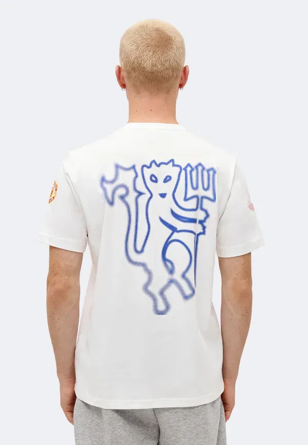 Футболка Manchester United Tee 90 Club Wear Adidas Originals, белый — фото 3