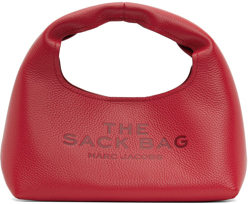

Красная сумка-тоут «The Mini Sack» Marc Jacobs