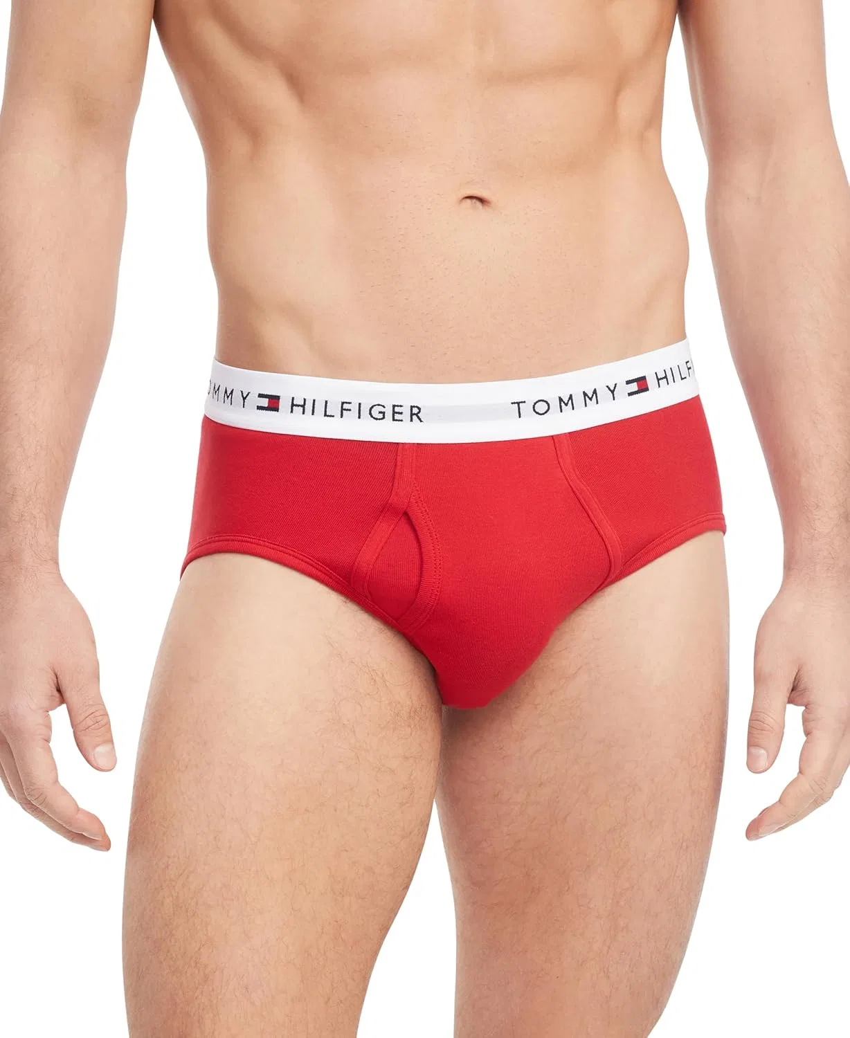 Боксеры Tommy Hilfiger, 4 пачки, темно-синий, красный, белый — фото 2