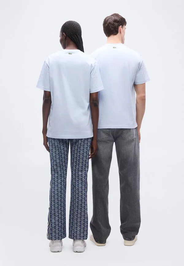 Базовая футболка унисекс Lacoste, Phoenix Blue — фото 4