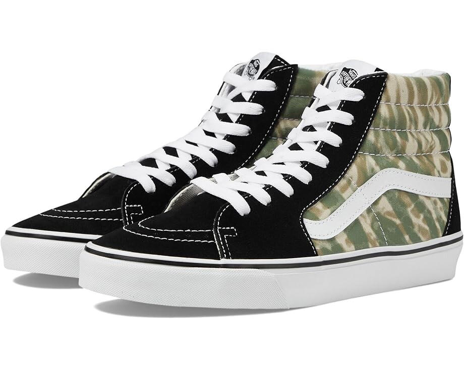 

Кроссовки Vans Sk8-hi, цвет Woodland Wash Black