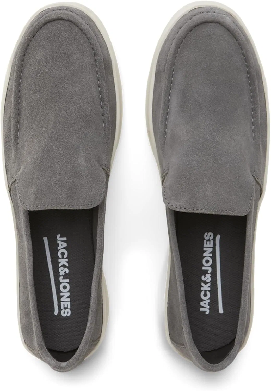 Мужские замшевые лоферы JACK & JONES Jfwmaccartney, Ash — фото 2