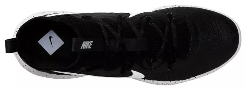 Мужские бейсбольные бутсы Nike Alpha Huarache NXT из ТПУ, черный/белый — фото 3