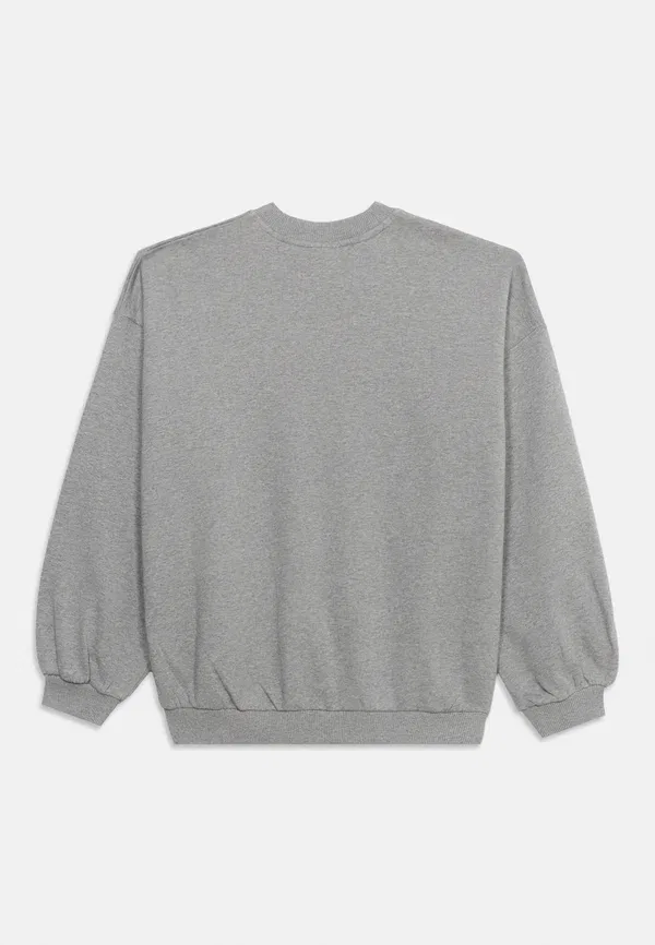 Толстовка Minibabies patches sweatshirt Mini Rodini, серый меланж — фото 2