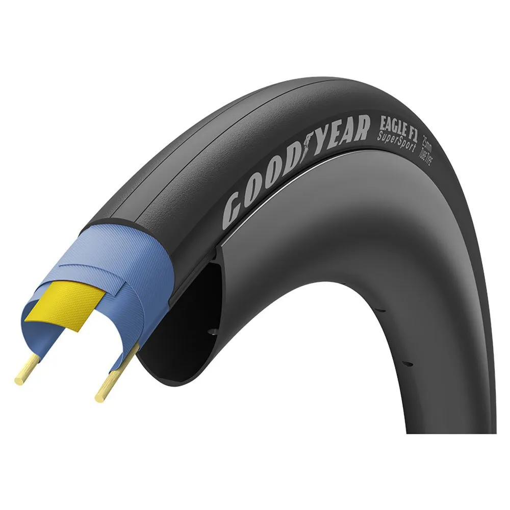 

Дорожная шина Goodyear Eagle F1 Supersport 120 TPI 700C x 25, черный