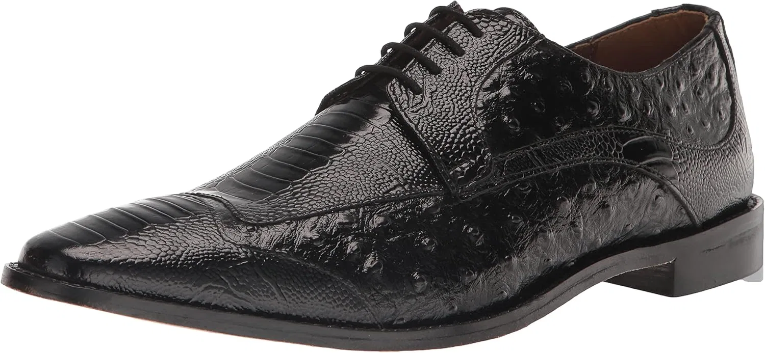 Мужские оксфорды Fanelli Wingtip от Stacy Adams, Black