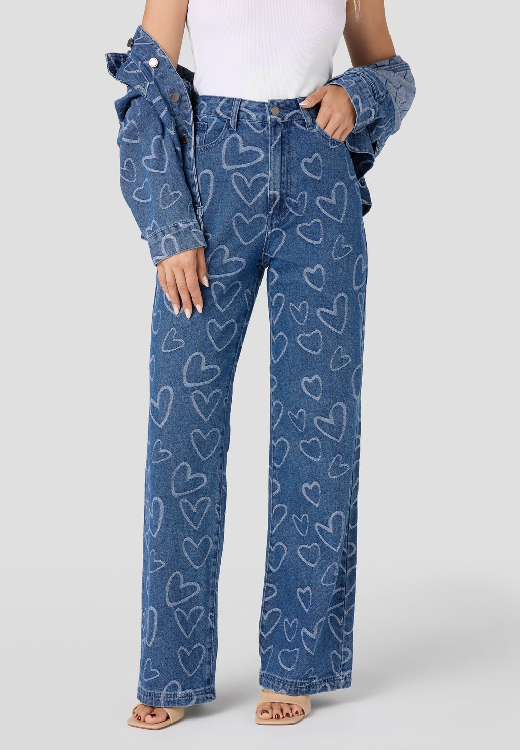 

Джинсы прямого кроя Laurella, цвет Blue Denim