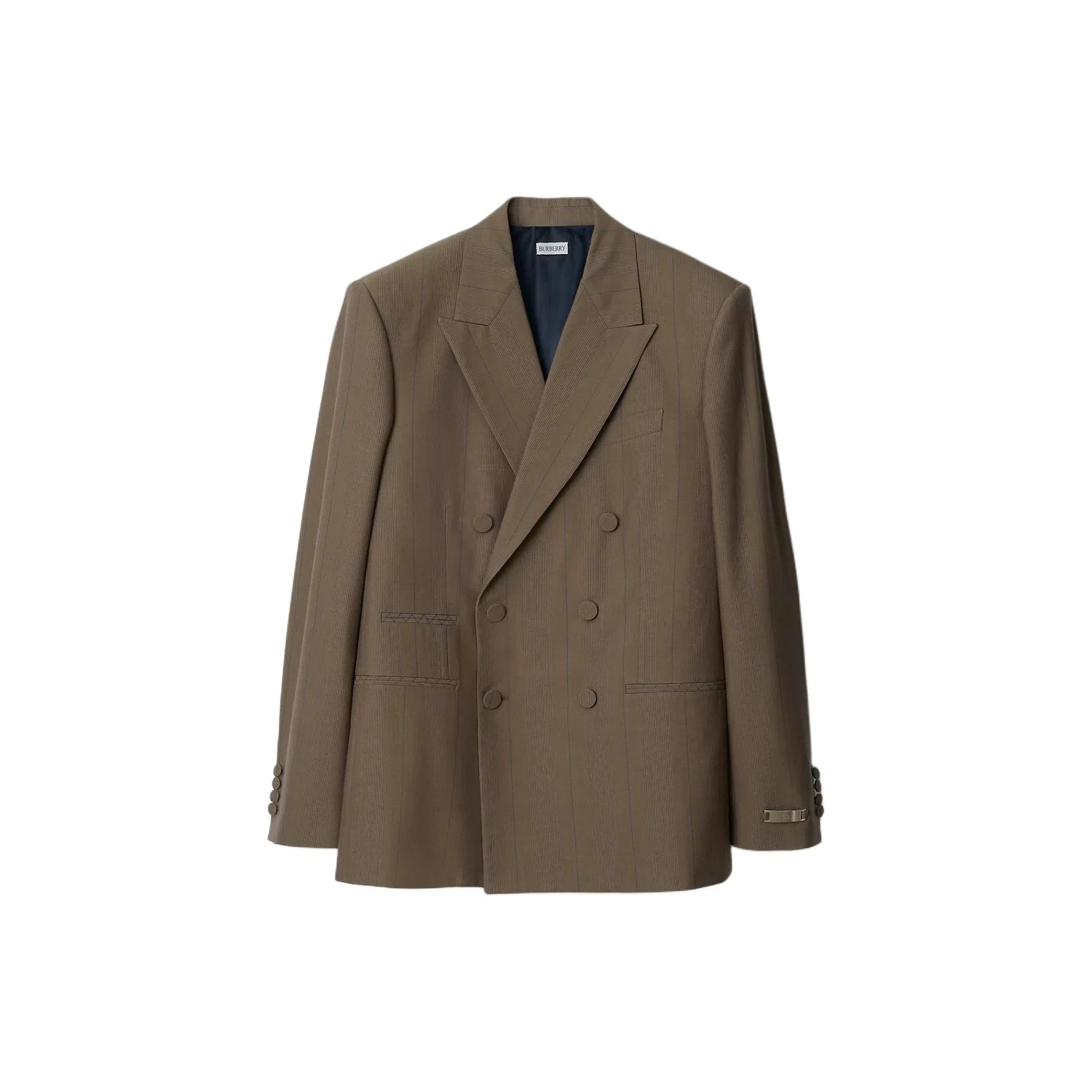Пиджак Burberry Nightfall, классический, темно-синий