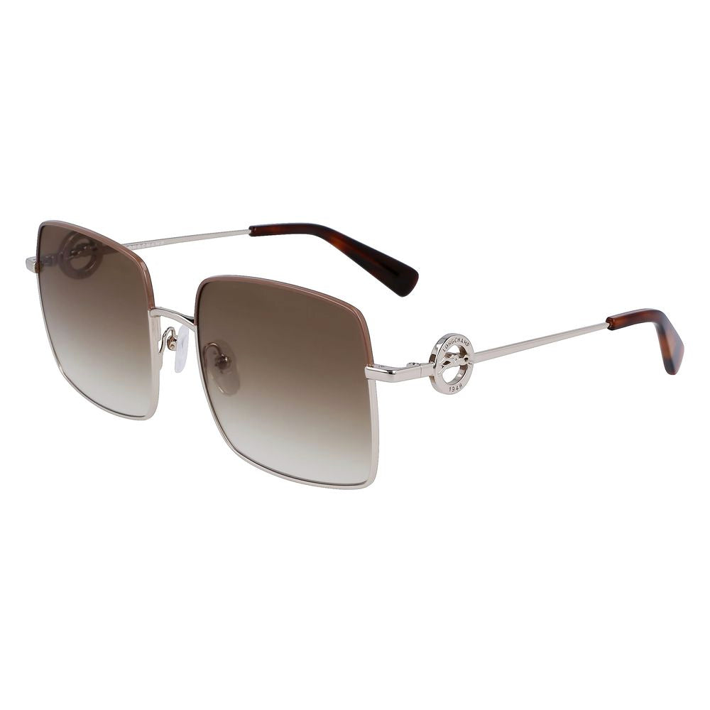 

Женские солнцезащитные очки Longchamp Metal, золотой