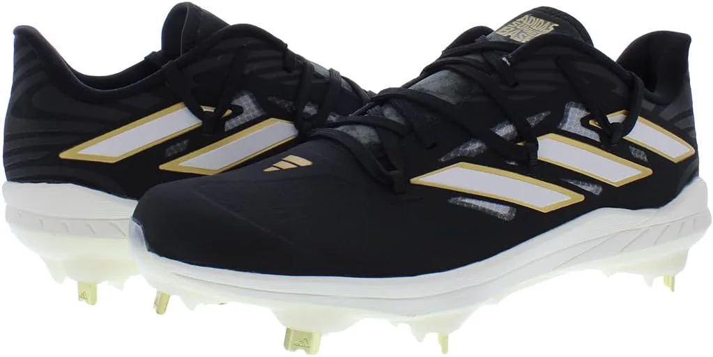 Мужские кроссовки Adidas Adizero Afterburner 9, черный/белый/металлик — фото 2
