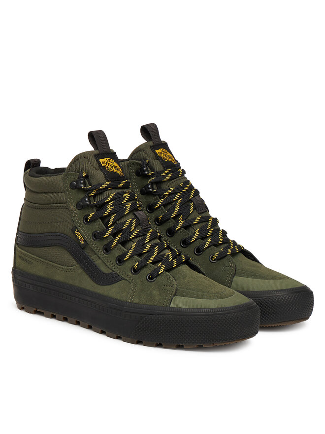 Тканевые кеды MTE Sk8-Hi Waterproof Insulated VN000DAQ2031 Vans, зеленый — фото 2