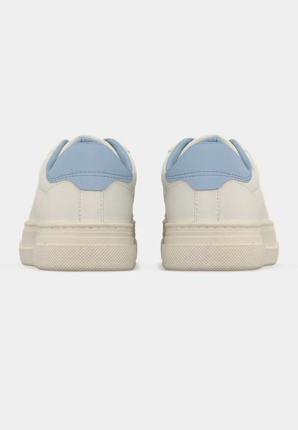 Нефритовые кроссовки унисекс Tommy Hilfiger, Off White/Light Blue — фото 4