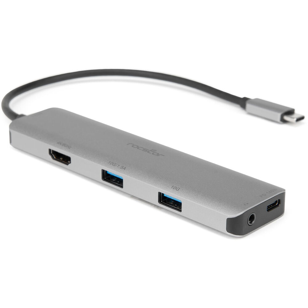 

Док-станция Rocstor 5-in-1 USB-C 3.2 Gen 2 Hub Y10A338-S1