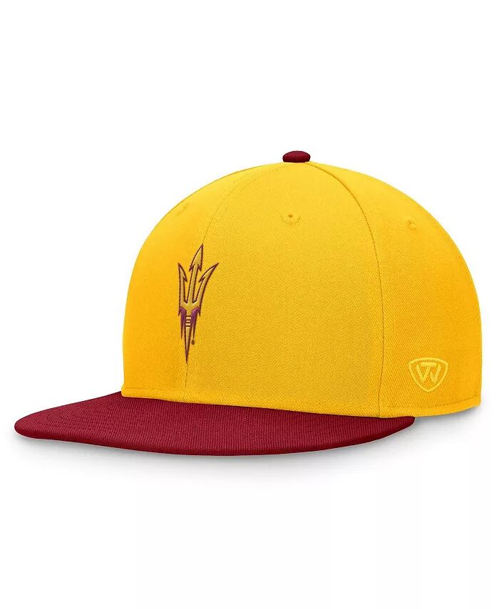 

Мужская золотая/бордовая двухцветная кепка Arizona State Sun Devils Rally Top of the World