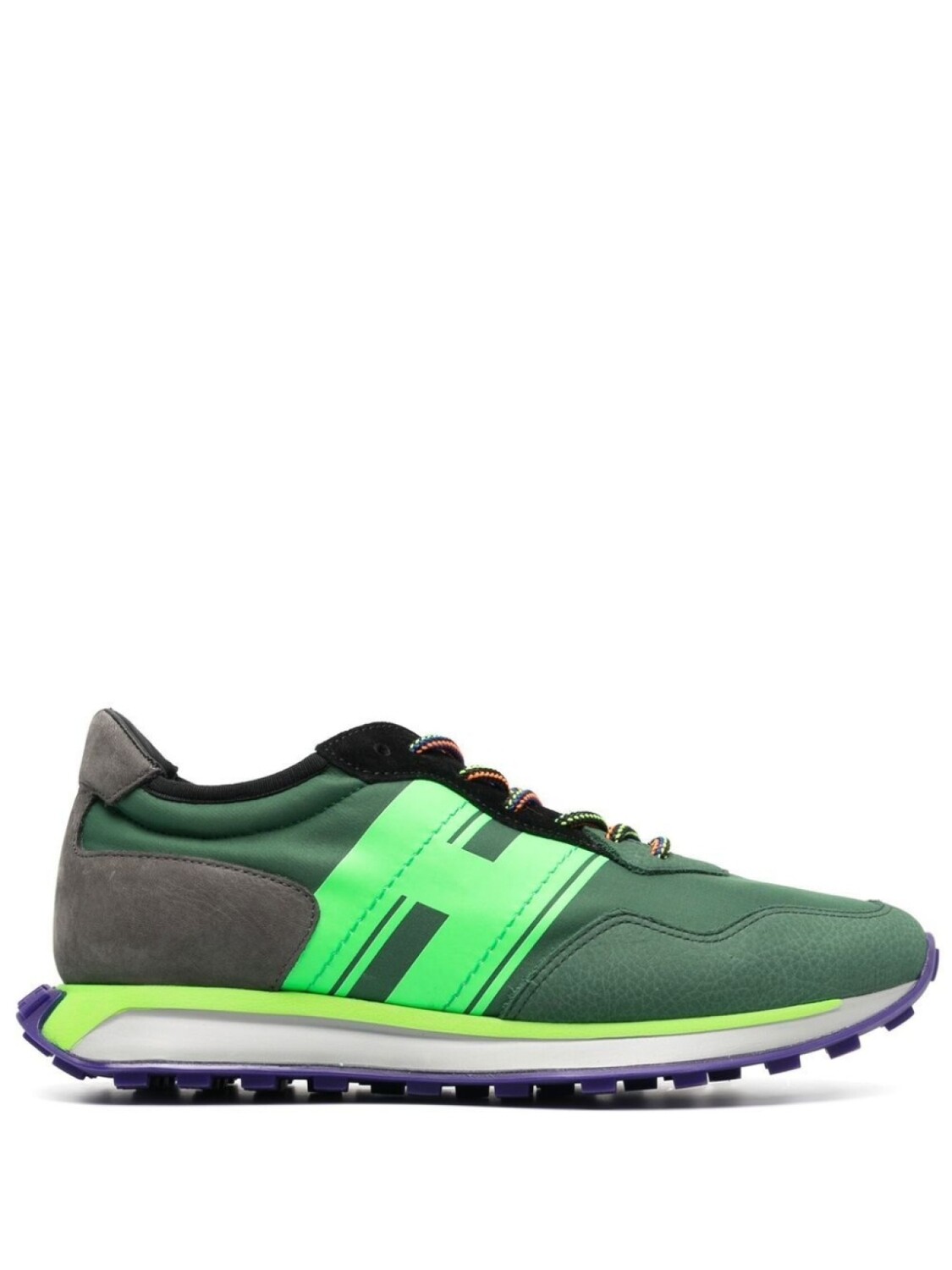 

Кроссовки Hogan H601, зеленый, Серый, Кроссовки Hogan H601, зеленый