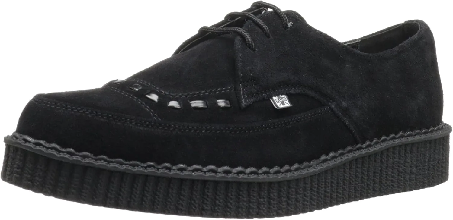 Мужские и женские туфли TUK Pointed Creeper на шнуровке T.U.K, черный/черный — фото 3