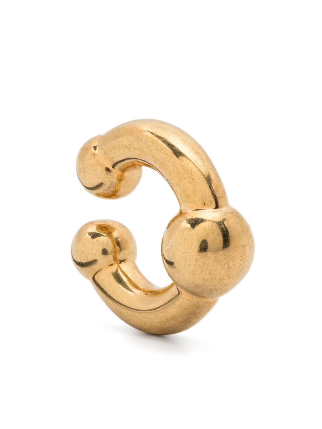 

Jean Paul Gaultier серьга-кафф Piercing, золотой