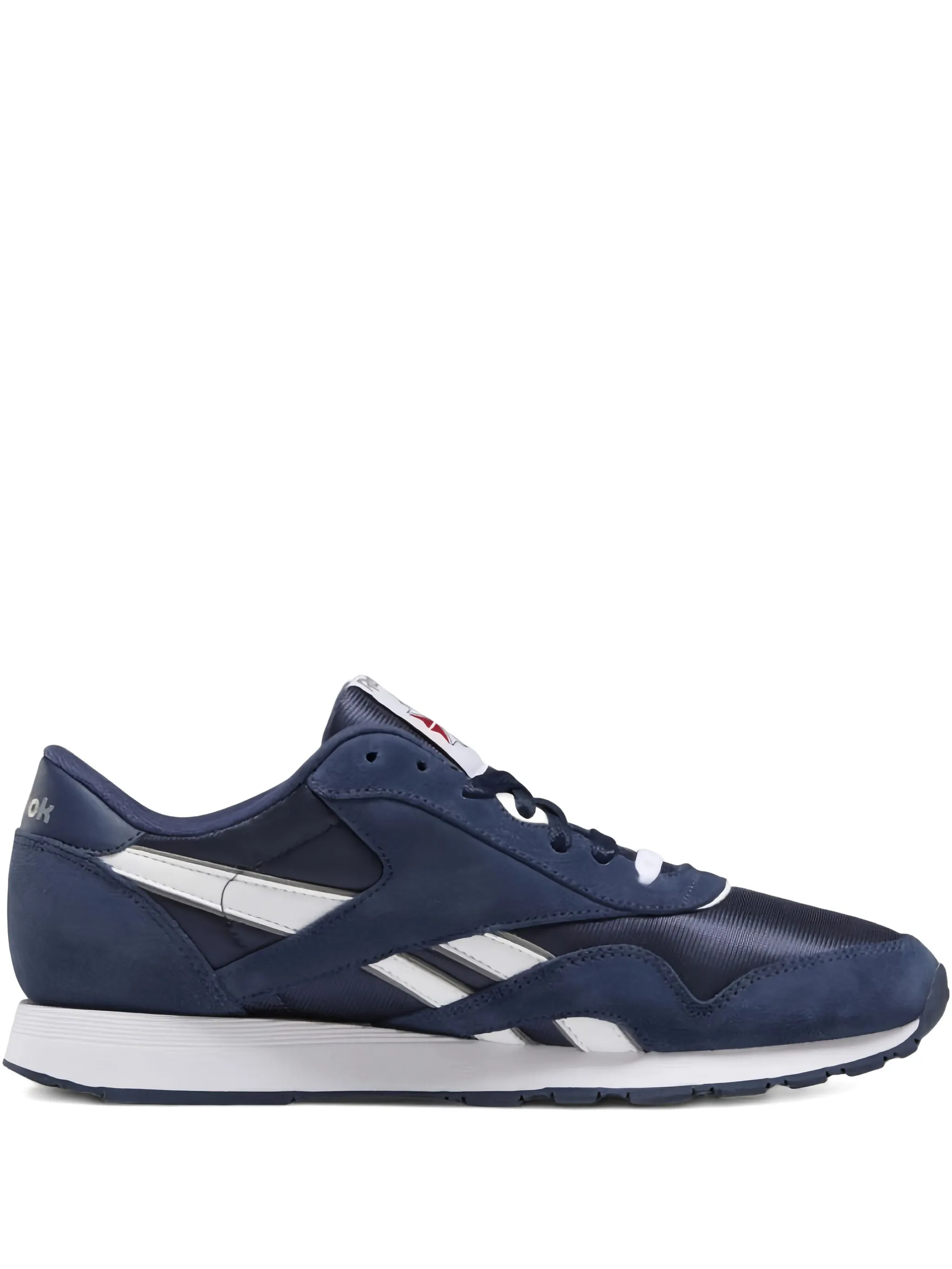 

Кроссовки Classic Nylon Team Navy Platinum Reebok, синий