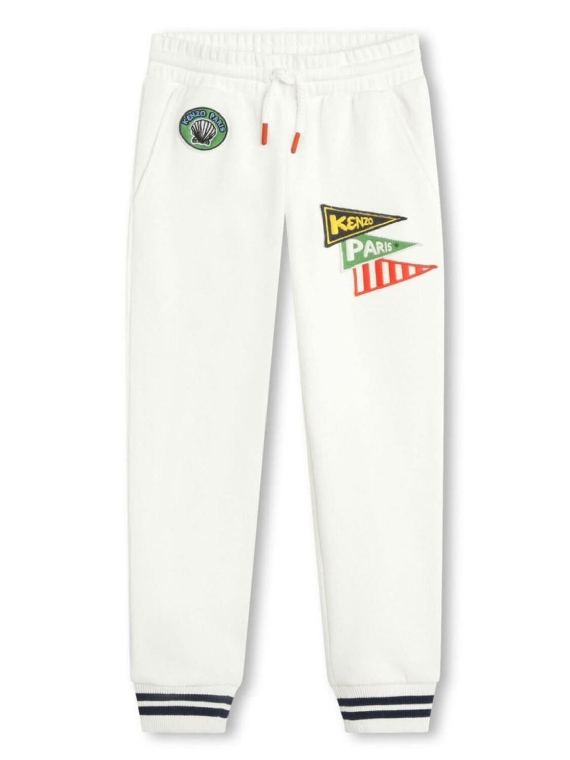 

Kenzo Kids спортивные брюки с логотипом, белый