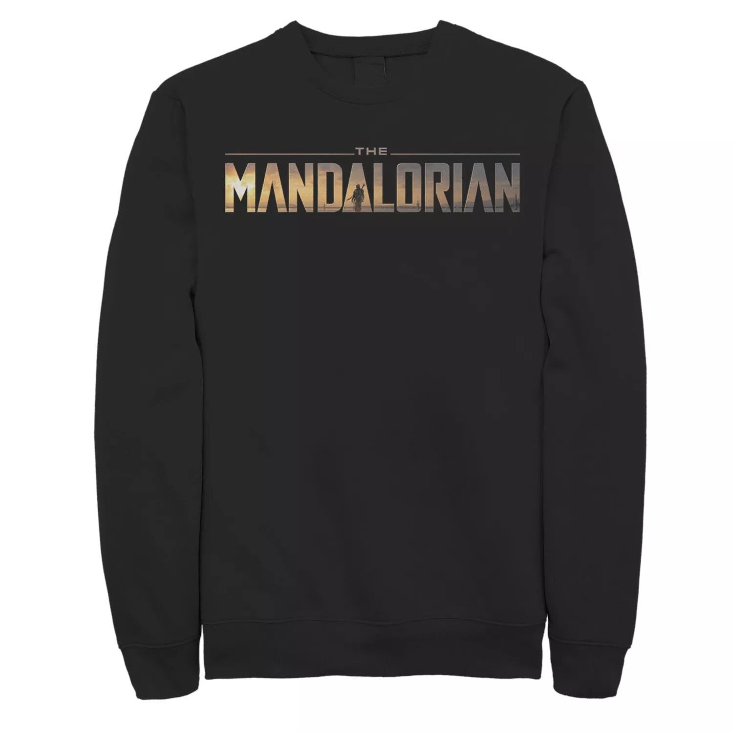 

Мужской флисовый пуловер с графическим логотипом The Mandalorian Title Star Wars