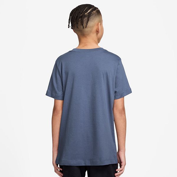 Детская футболка с коротким рукавом и принтом Wildcard Nike, World Indigo — фото 2