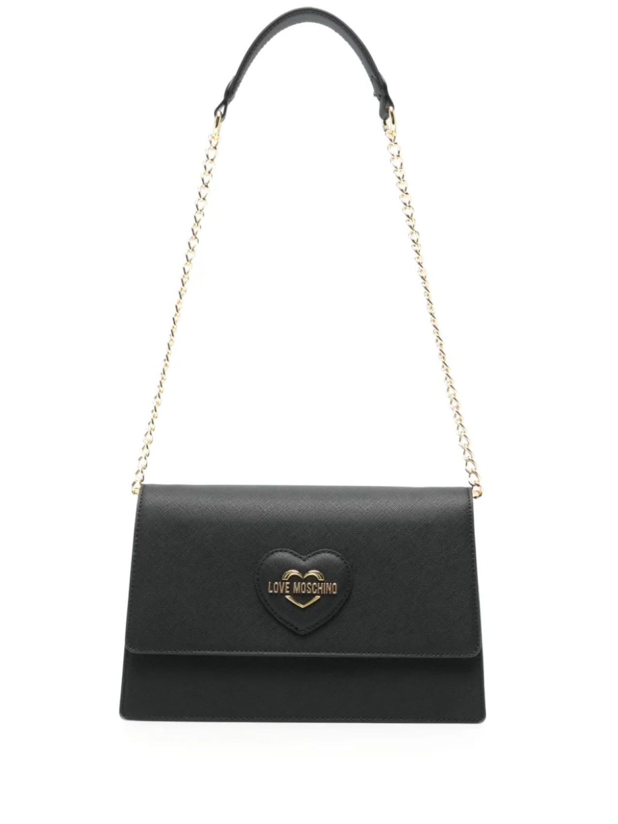 

Сумка через плечо с надписью-логотипом Love Moschino, черный